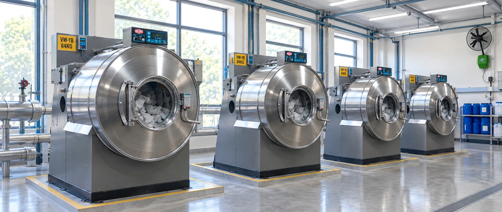 Soft Mount vs Hard Mount Washer Extractors: Choosing the Right Vibration Technology for Your Building