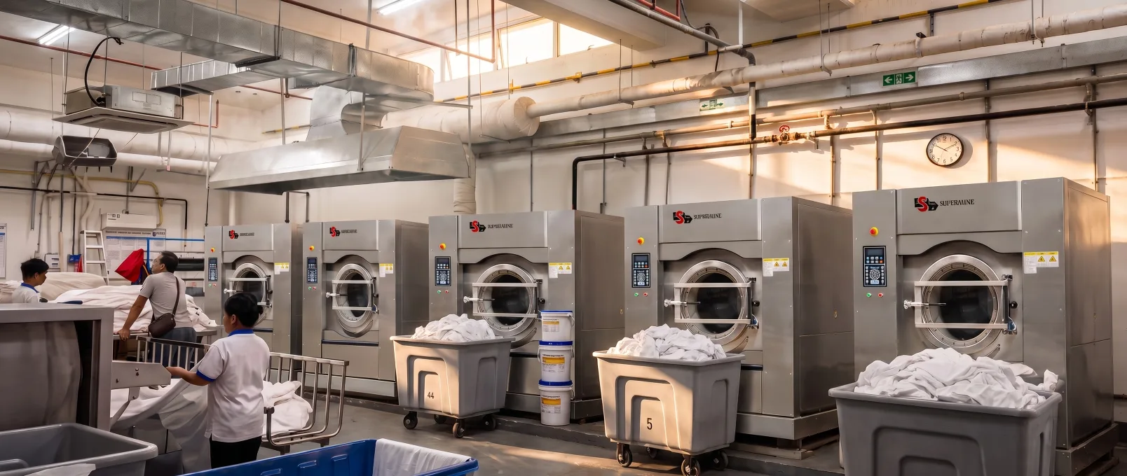 How Many Washer Extractors Does a 100-Room Hotel Need?