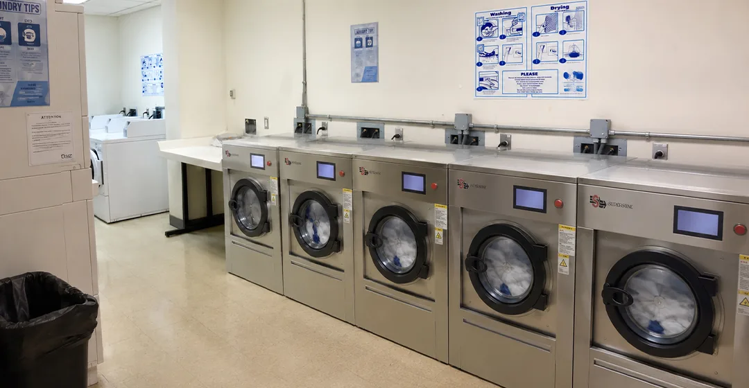 commercial laundry equipment for university