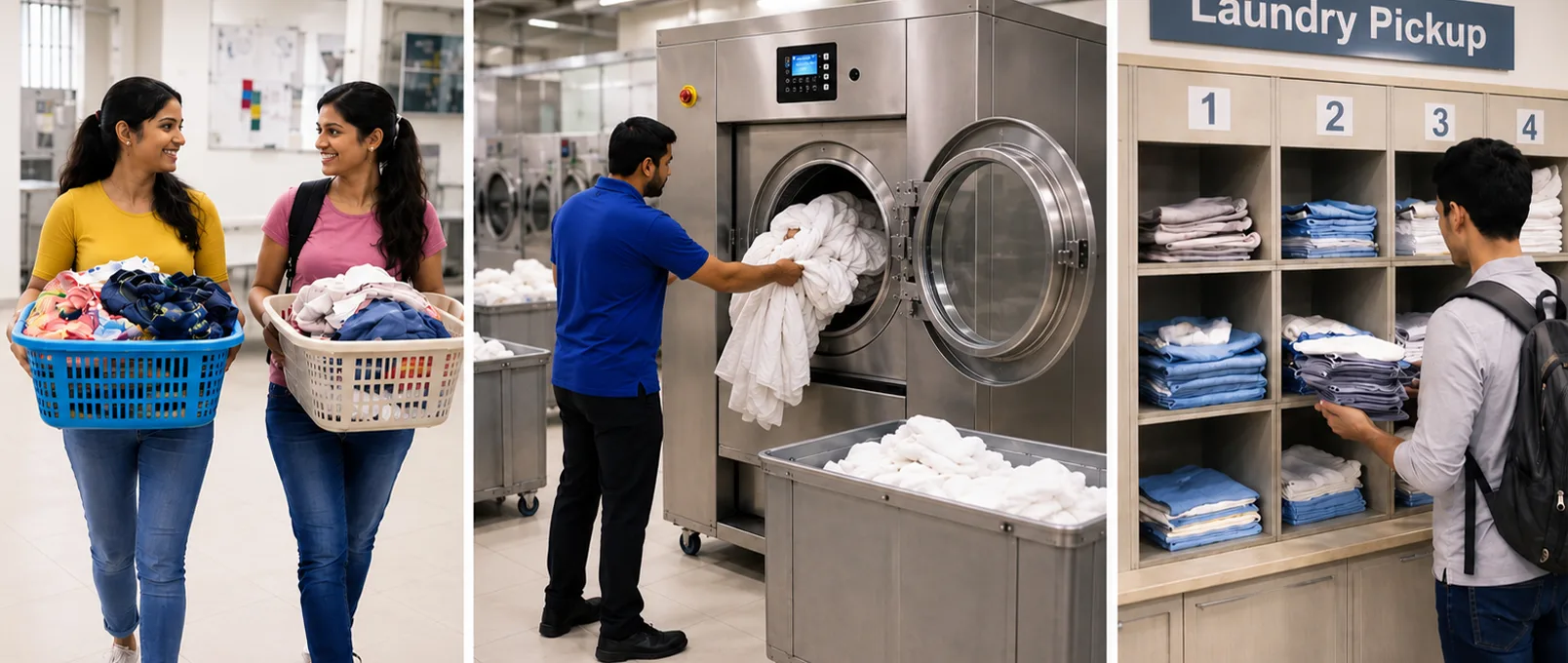 Should an Indian University Outsource Hostel Laundry or Buy Its Own Equipment?