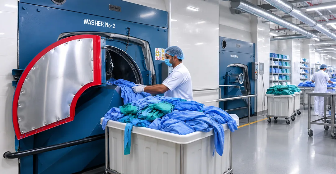 hospital laundry machines