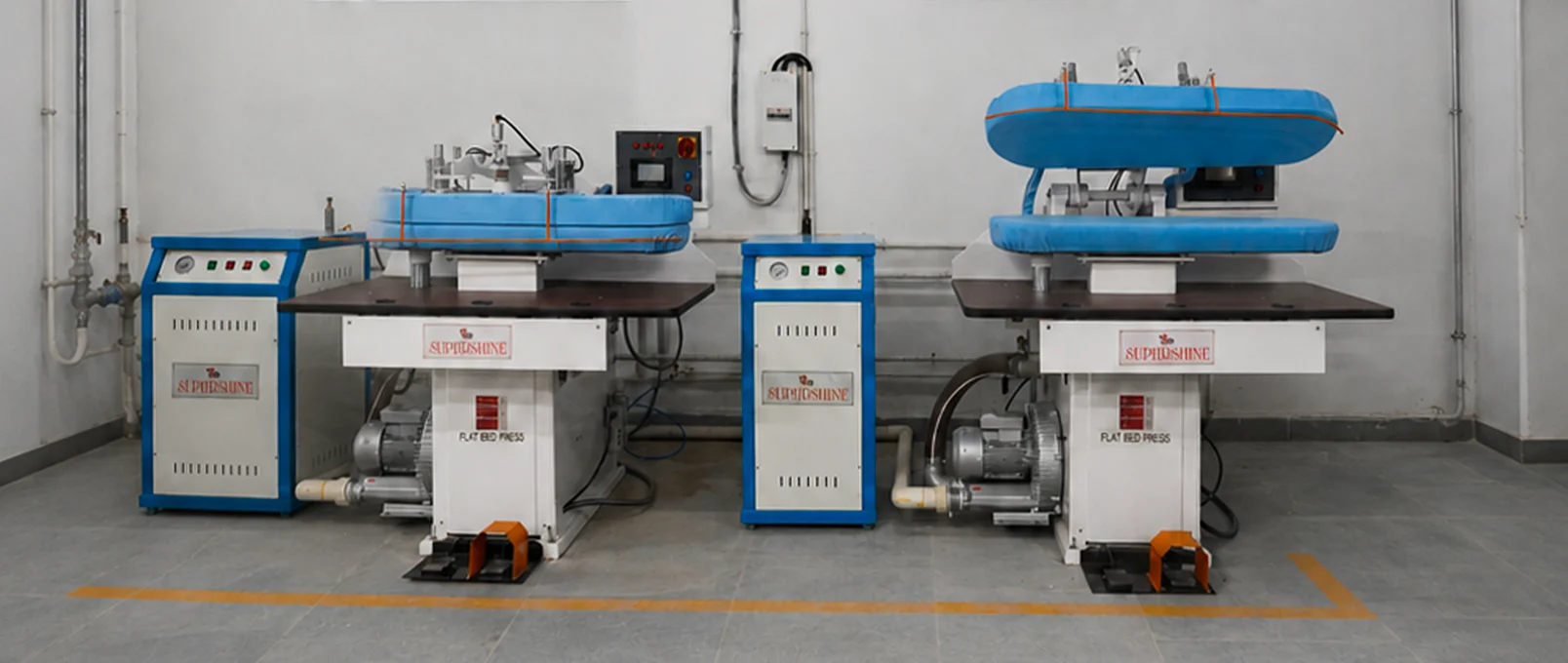 Best Finishing Press and Steam Cabinet Supplier for Garment Factories in India
