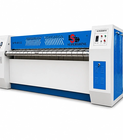 Supershine SFW-R/232 twin-roll automatic flatwork ironer 3300mm working width