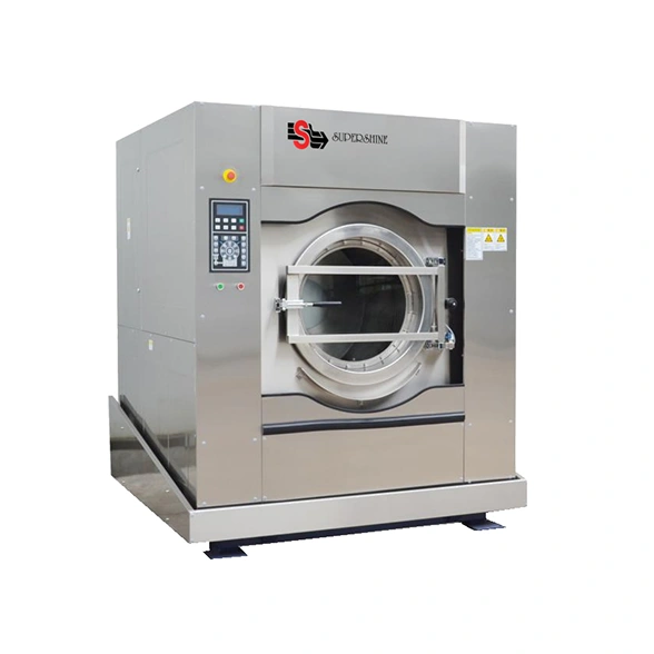 Supershine SWE-120-T heavy-duty twin motor industrial washer extractor 120kg